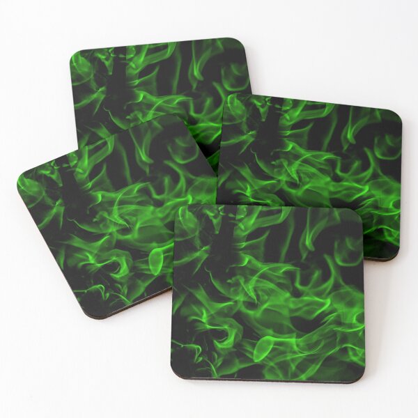 Item preview, Green flames designed and sold by natalik2024.