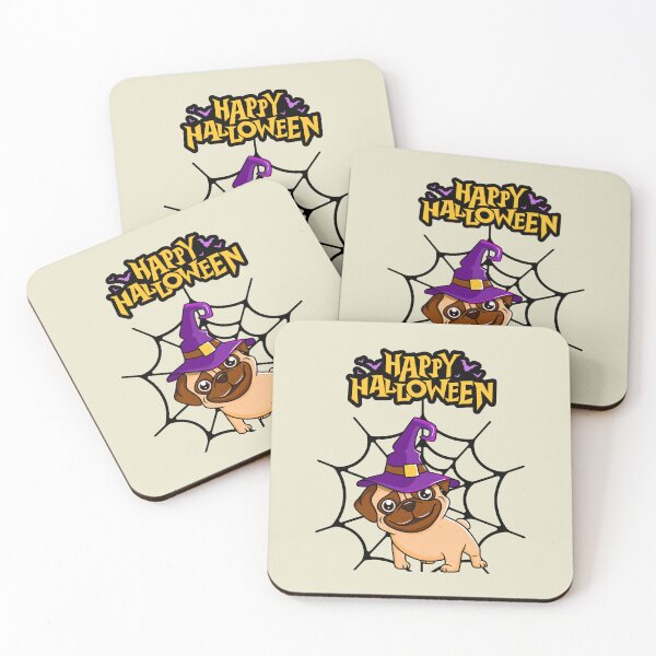 Item preview, Witchy Pug Happy Halloween designed and sold by FanFest.