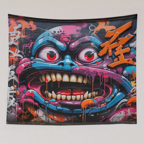 Item preview, Graffiti Face, Creepy Street Art, Japanese designed and sold by Burn-Ego.