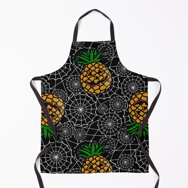 Item preview, halloween pineapple alohaween luau spiderweb designed and sold by Gossip Rag.