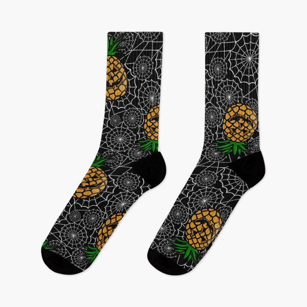 Item preview, halloween pineapple alohaween luau spiderweb designed and sold by Gossip Rag.