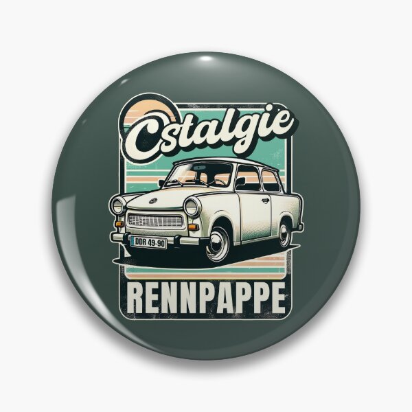 Item preview, Ostalgie GDR Trabant Trabi Trabbi racing cardboard nostalgia retro designed and sold by Infinitee8hirts.