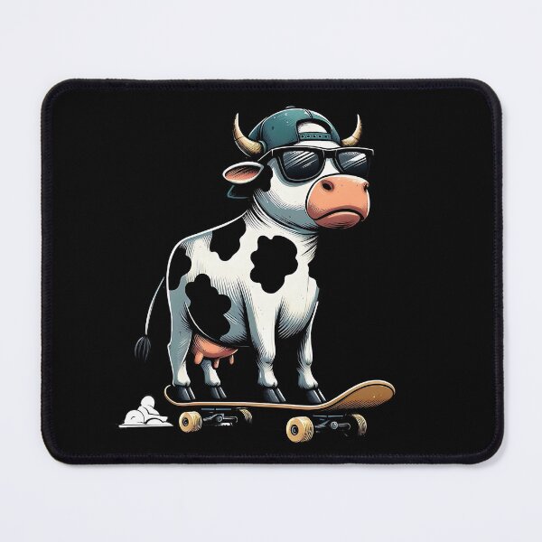 Item preview, Cool skating cow designed and sold by SekoOne.