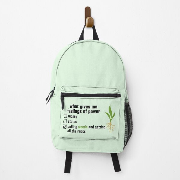 Item preview, what gives me feelings of power: pulling weeds and getting all the roots with a colored plant-root design designed and sold by EmeraldeaArt.