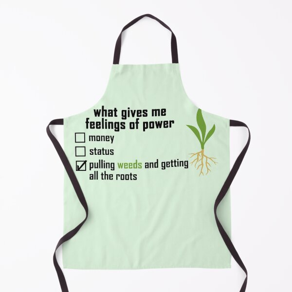 Item preview, what gives me feelings of power: pulling weeds and getting all the roots with a colored plant-root design designed and sold by EmeraldeaArt.