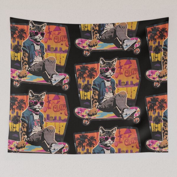 Item preview, Skater Cat designed and sold by meaowclub.