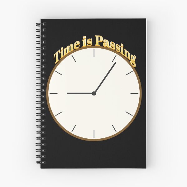 Item preview, "Time is Passing" Clock Phrase designed and sold by Flibberdip.