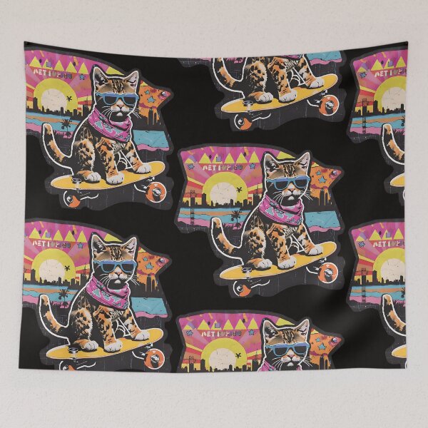 Item preview, Skater Cat designed and sold by meaowclub.
