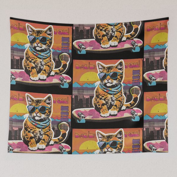 Item preview, Skater Cat designed and sold by meaowclub.