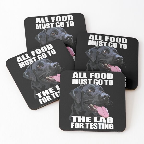 Item preview, Funny Black Labrador The Lab Food designed and sold by Just-Arts-4U.