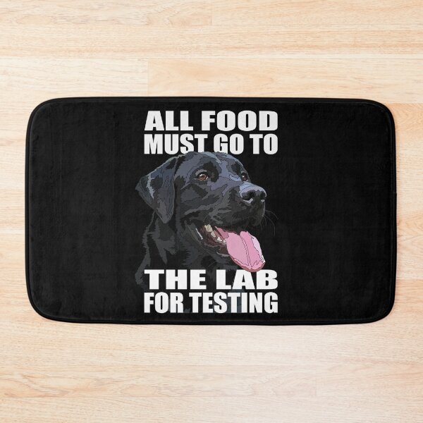 Item preview, Funny Black Labrador The Lab Food designed and sold by Just-Arts-4U.
