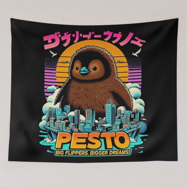 Item preview, Pesto Penguin - Big Flippers, Bigger Dreams! designed and sold by RafaelLima7.