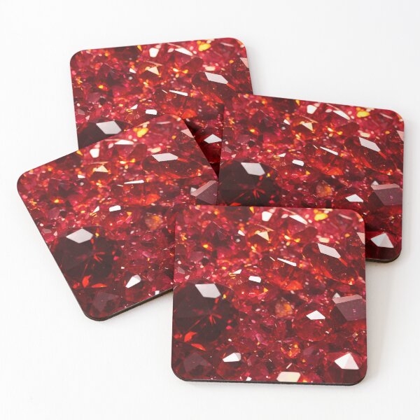 Item preview, PATTERN 046- GARNET STONE - Gift items and personal use / Gemstone, Garnet, Red, Orange, Maroon, Stone, Marble, Velvet, Abstract, Broken Glass,  Art designed and sold by LumDesignArt.