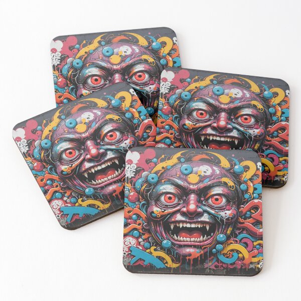 Item preview, Asian Graffiti Vampire, Creepy Street Art, Japanese designed and sold by Burn-Ego.