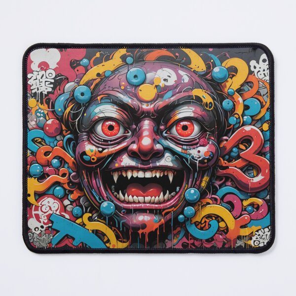 Item preview, Asian Graffiti Vampire, Creepy Street Art, Japanese designed and sold by Burn-Ego.