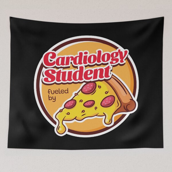 Item preview, Cardiology Student Fueled by Pizza designed and sold by MaryAller.