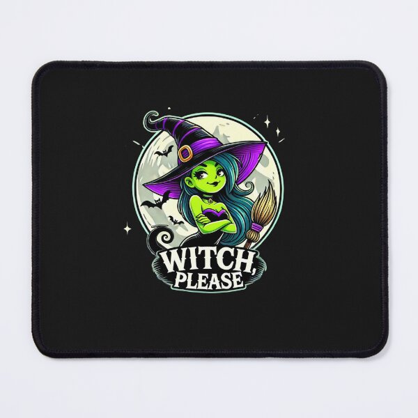 Item preview, Feisty Witch "Witch, Please" Halloween Cartoon Design designed and sold by DominEdge.