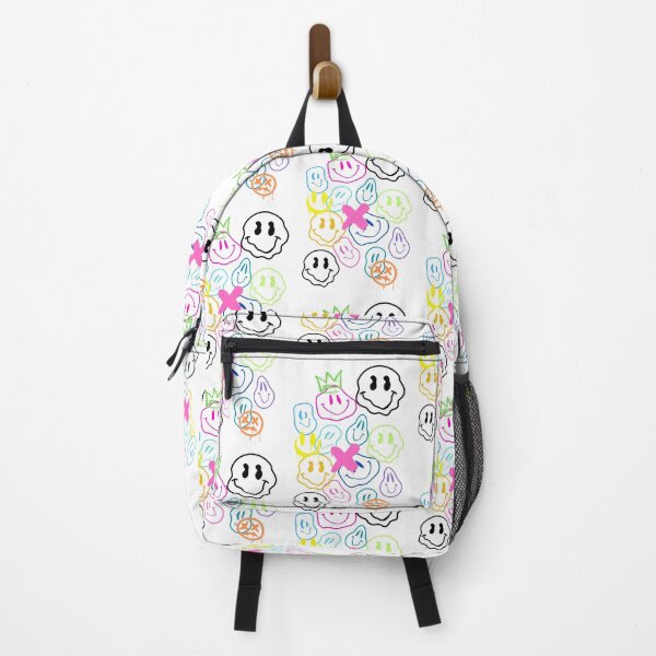 Item preview, Smiley graffiti colorful spray tag designed and sold by luckyhue.