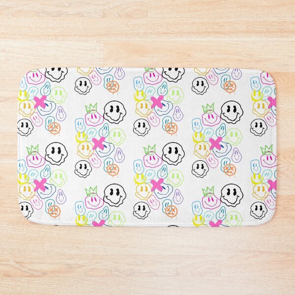 Item preview, Smiley graffiti colorful spray tag designed and sold by luckyhue.