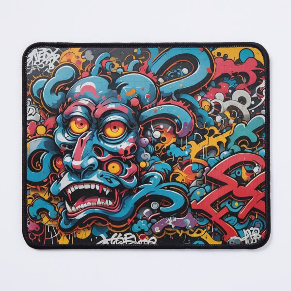 Item preview, Abstract Asian Graffiti, Creepy Street Art, Japanese designed and sold by Burn-Ego.