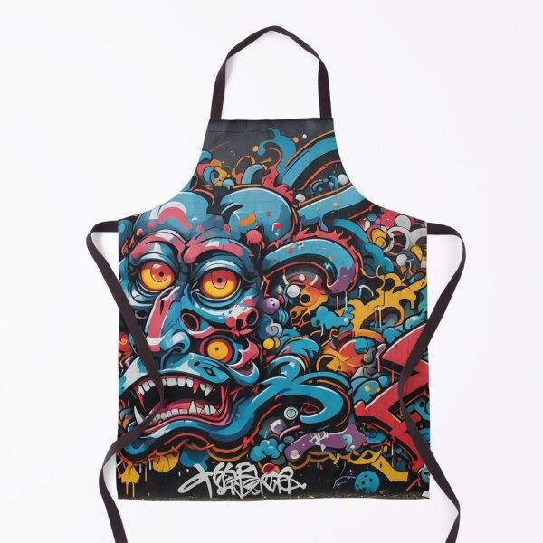 Item preview, Abstract Asian Graffiti, Creepy Street Art, Japanese designed and sold by Burn-Ego.