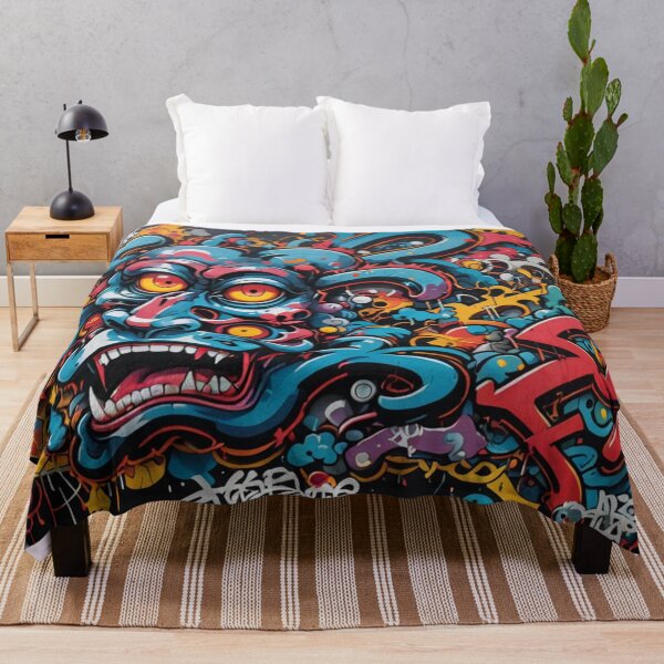 Item preview, Abstract Asian Graffiti, Creepy Street Art, Japanese designed and sold by Burn-Ego.