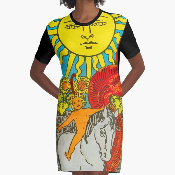 Tarot - The Sun Graphic T-Shirt Dress