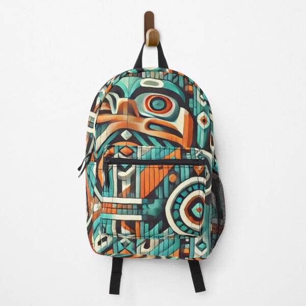 Item preview, Tribal North American Totem Pole Eagle Design designed and sold by TribalioDesigns.