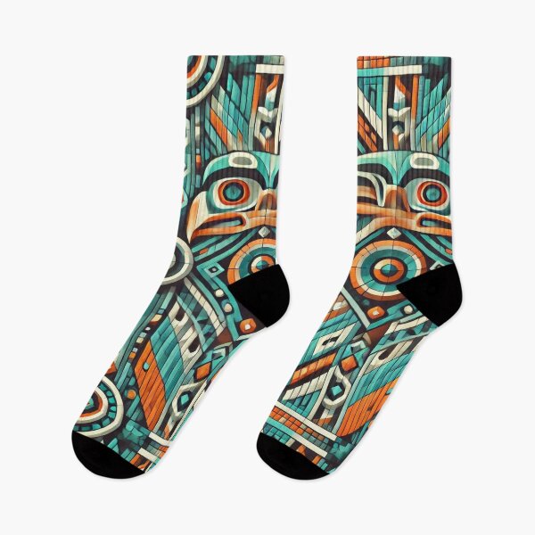 Item preview, Tribal North American Totem Pole Eagle Design designed and sold by TribalioDesigns.
