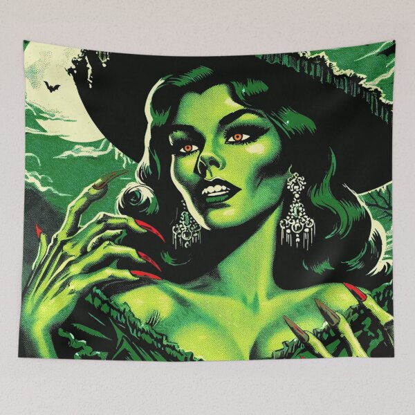 Item preview, Creepy Monster Girl designed and sold by PulpVintage.
