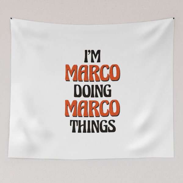 Item preview, I'm Marco Doing Marco Things designed and sold by Oussinc.