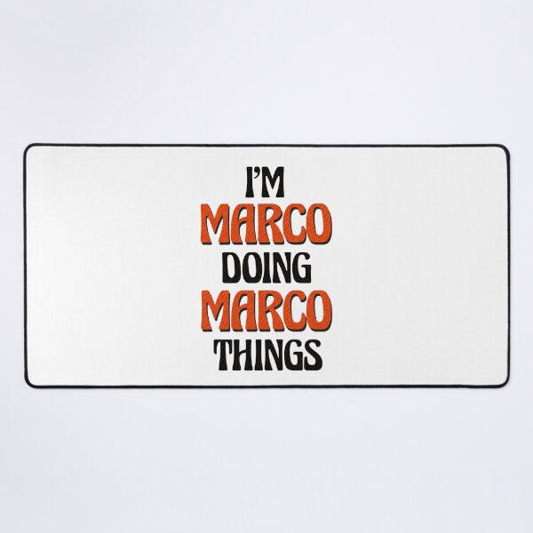 Item preview, I'm Marco Doing Marco Things designed and sold by Oussinc.