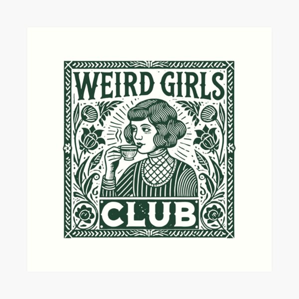 Item preview, Weird girls club  designed and sold by riadesignstore.