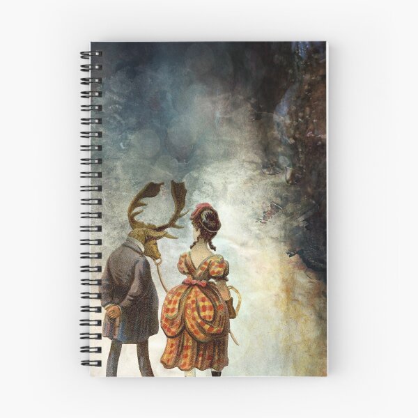 Item preview, VINTAGE COUPLE IN AUTUMNAL ABSTRACT FOREST designed and sold by Pia Schneider.