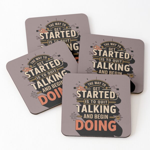 Item preview, The way to get started is to quit talking and begin doing designed and sold by artchic4you.