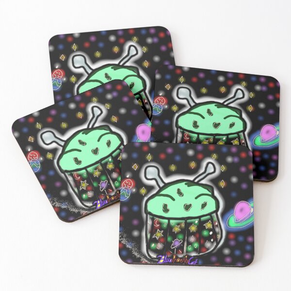 Item preview, Alien Space Cupcake designed and sold by BluePhoenixCat.