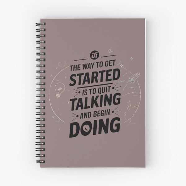 Item preview, The way to get started is to quit talking and begin doing designed and sold by artchic4you.