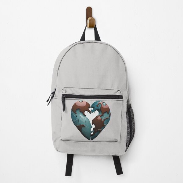 Item preview, BLUE AND BROWN ABSTRACT HEART DESIGN designed and sold by asudesign.