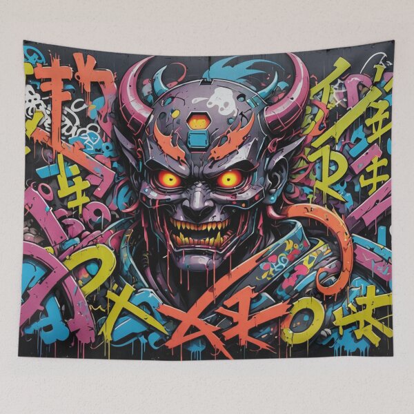 Item preview, Graffiti Cyber Devil, Creepy Street Art, Japanese designed and sold by Burn-Ego.