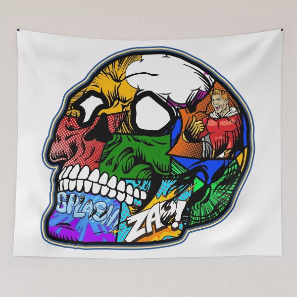 Item preview, Comic Book Skull (No Tears) designed and sold by CenturyComics.