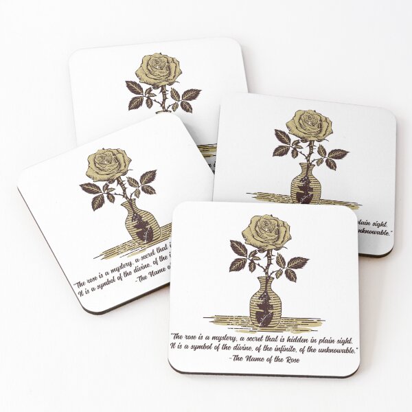 Item preview, The Name of the Rose Quote - umberto eco designed and sold by thepixfactory.