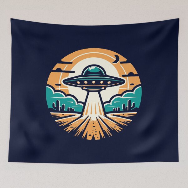 Item preview, Desert UFO Landing designed and sold by roswellboutique.