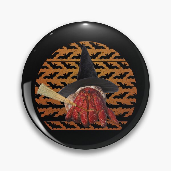 Artikelvorschau, Hexenkrabbe Lustiger Halloween-Einsiedlerkrebs-Liebhaber entworfen und verkauft von Cat Lady Designs.