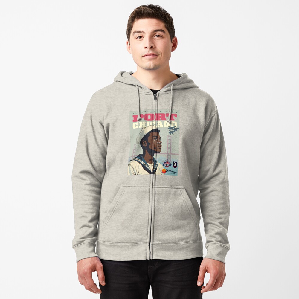 Item preview, Zipped Hoodie designed and sold by PortChicago.