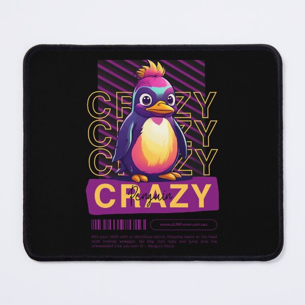 Item preview, Crazy Penguin designed and sold by pUNKnown.