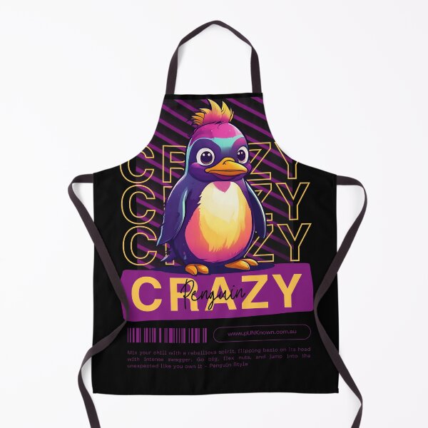 Item preview, Crazy Penguin designed and sold by pUNKnown.