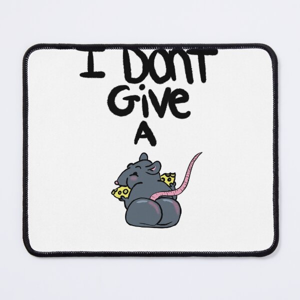 Item preview, Funny sticker saying "I don't give a rats a#@" designed and sold by QueenLillypad.