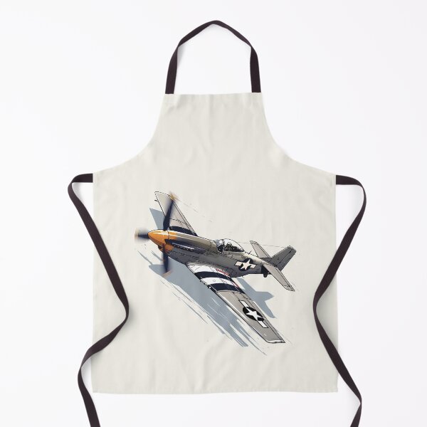Item preview, Minimalist P-51 Mustang: Iconic WWII Fighter Silhouette designed and sold by Windy-market.