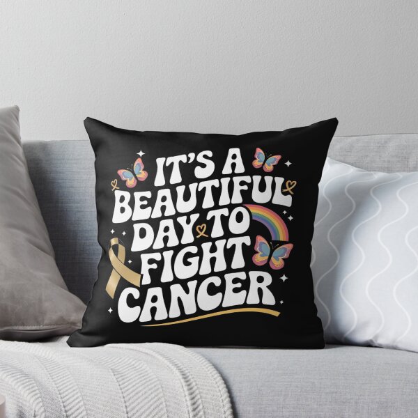 Item preview, It's A Beautiful Day to Fight Cancer, Cancer Survivor, Childhood Cancer Awareness 2025 designed and sold by ArtByKatti.