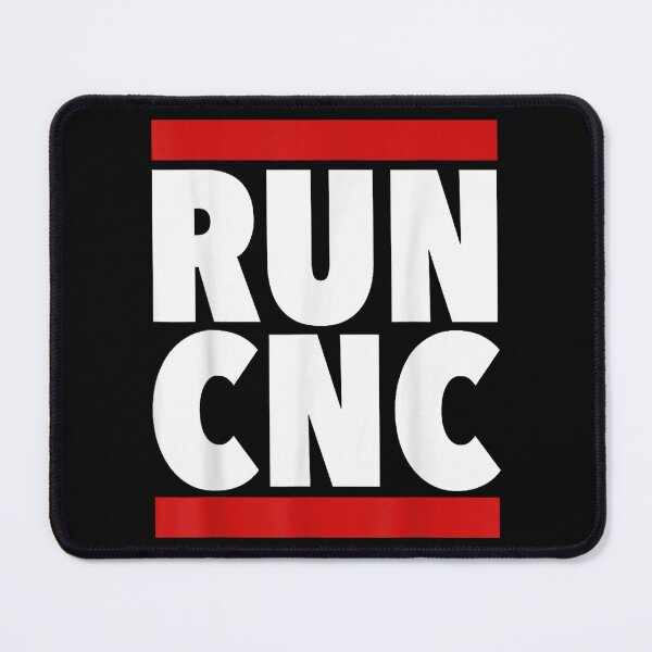 Item preview, RUN CNC Bold Typography - CNC Machining Fan Design designed and sold by Creative Spark.